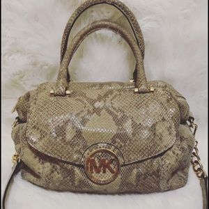 SOLD!!!!!  Michael Kors Snake print purse